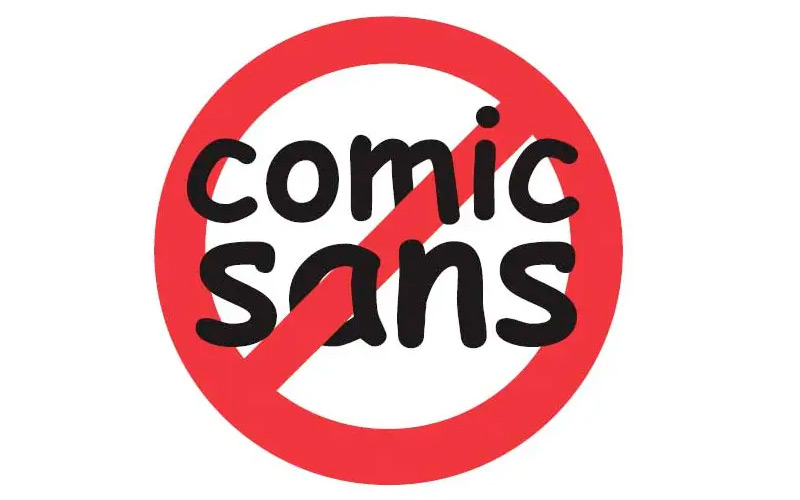 ¿Porque la fuente comic sans es odiada por los diseñadores?